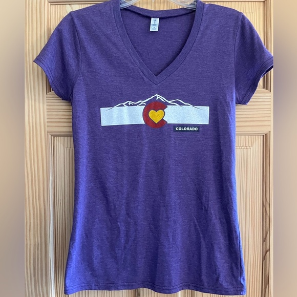 Colorado Purple Size Medium T Shirt - Picture 1 of 6